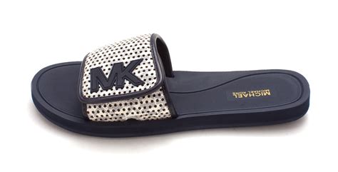 michael kors slides women's sale|michael kors women's black sandals.